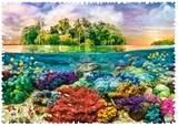 Trefl 600pc Puzzle Crazy Shapes - Tropical Island