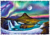 Trefl 600pc Puzzle Crazy Shapes - Aurora Over Iceland