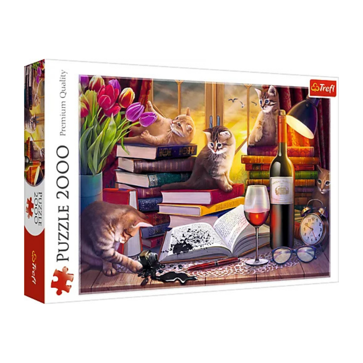 Trefl: Cat's evening - 2000pc Jigsaw Puzzle