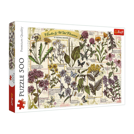 Trefl: Herbarium: Medicinal Herbs - 500pc Jigsaw Puzzle