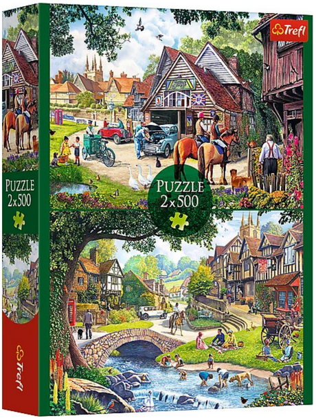 Trefl: Idyllic life - 2x500pc Jigsaw Puzzle