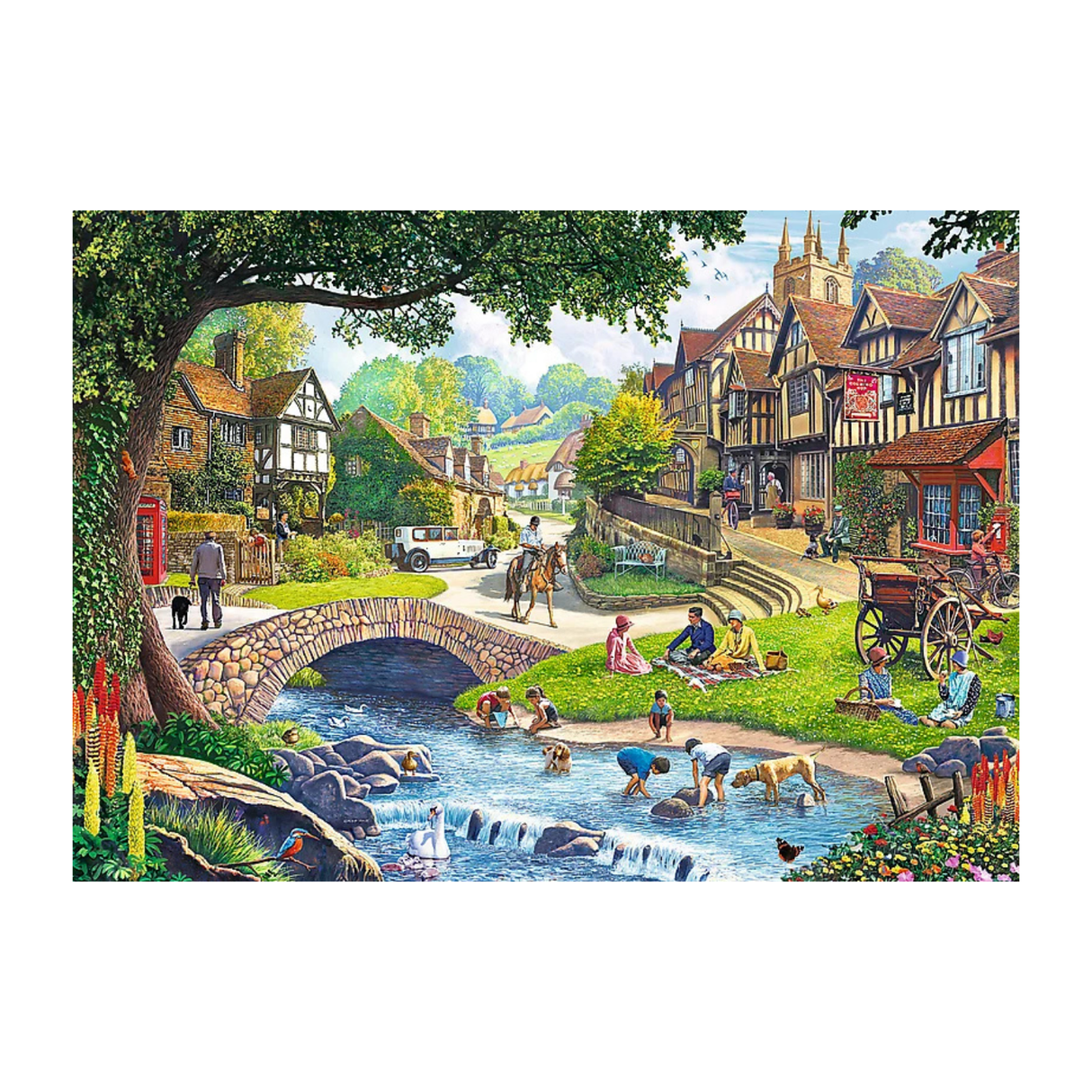 Trefl: Idyllic life - 2x500pc Jigsaw Puzzle