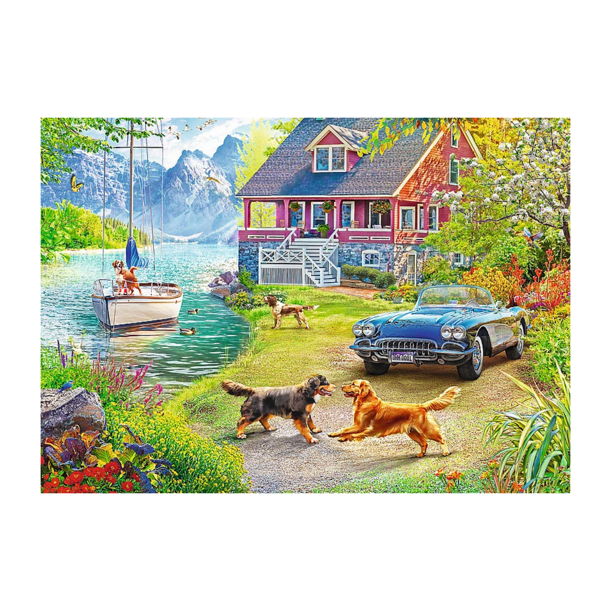 Trefl: Summertime relax - 2x500pc Jigsaw Puzzle