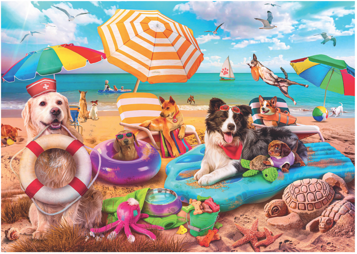 Trefl: Summer time  - 2x500pc Jigsaw Puzzle