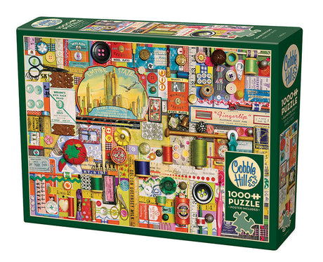 Cobble Hill Sewing Notions - 1000 Piece