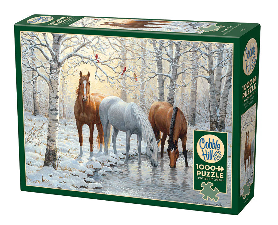 Cobble Hill: Winter Trio 1000pc Puzzle