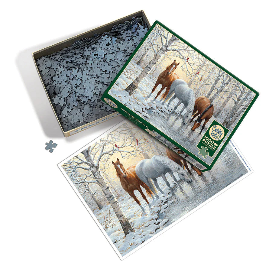 Cobble Hill: Winter Trio 1000pc Puzzle