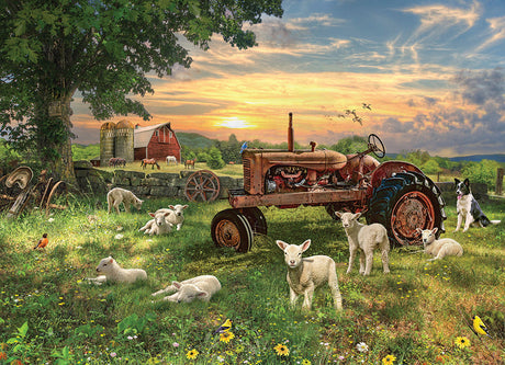Cobble Hill Field at Sunrise - 1000 Piece