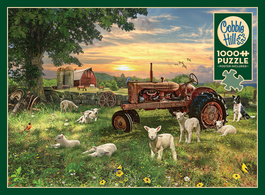 Cobble Hill Field at Sunrise - 1000 Piece
