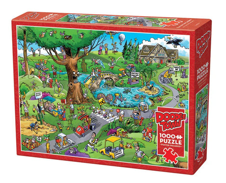 Cobble Hill: Doodle Town Par for the Course Puzzle - 1000pc