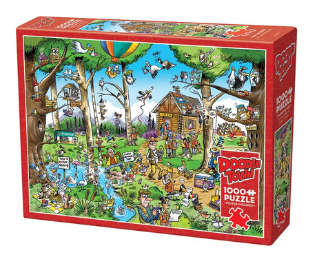 Cobble Hill: Doodle Town Birdwatcher's Paradise Puzzle - 1000pc