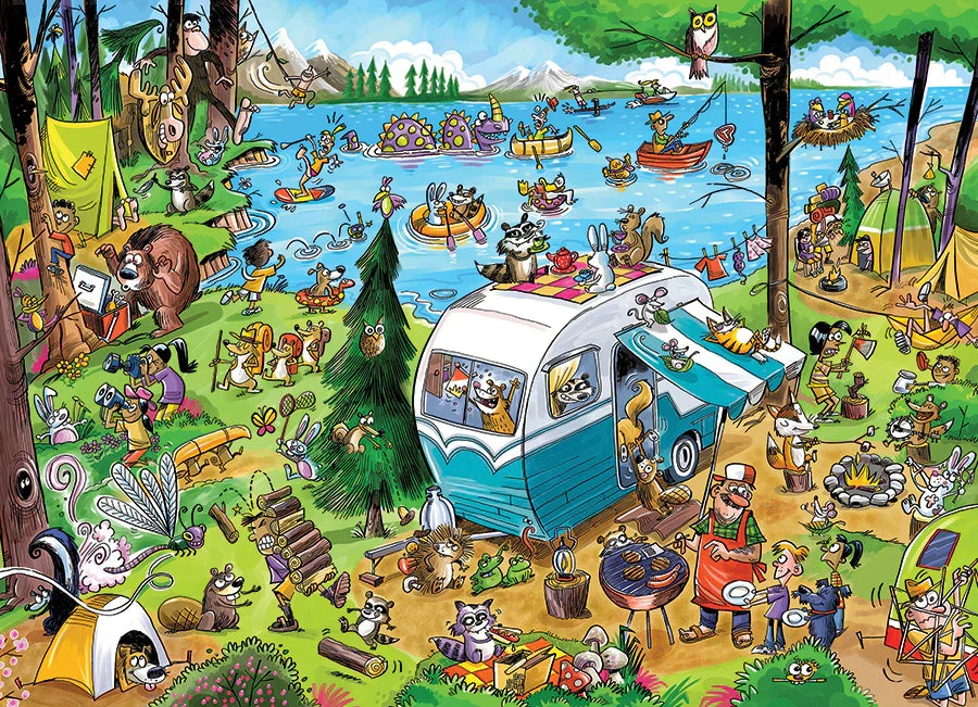 Cobble Hill: Doodle Town Call of the Wild Puzzle - 1000pc