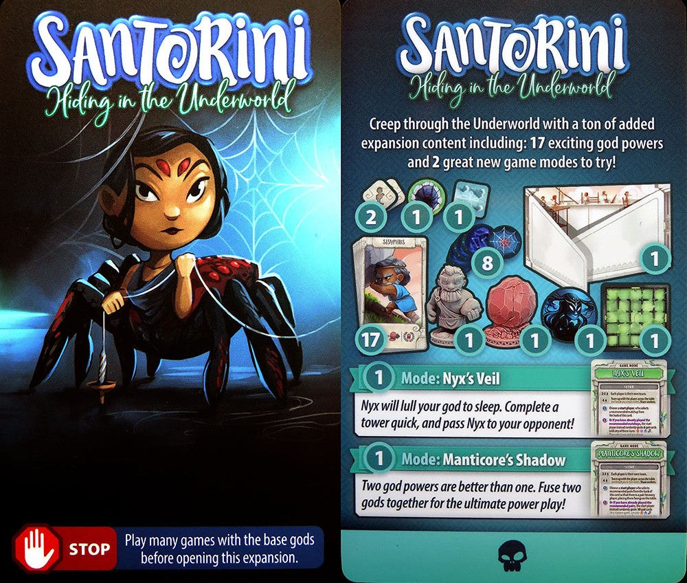 Santorini: God Pack Hiding in the Underworld Expansion