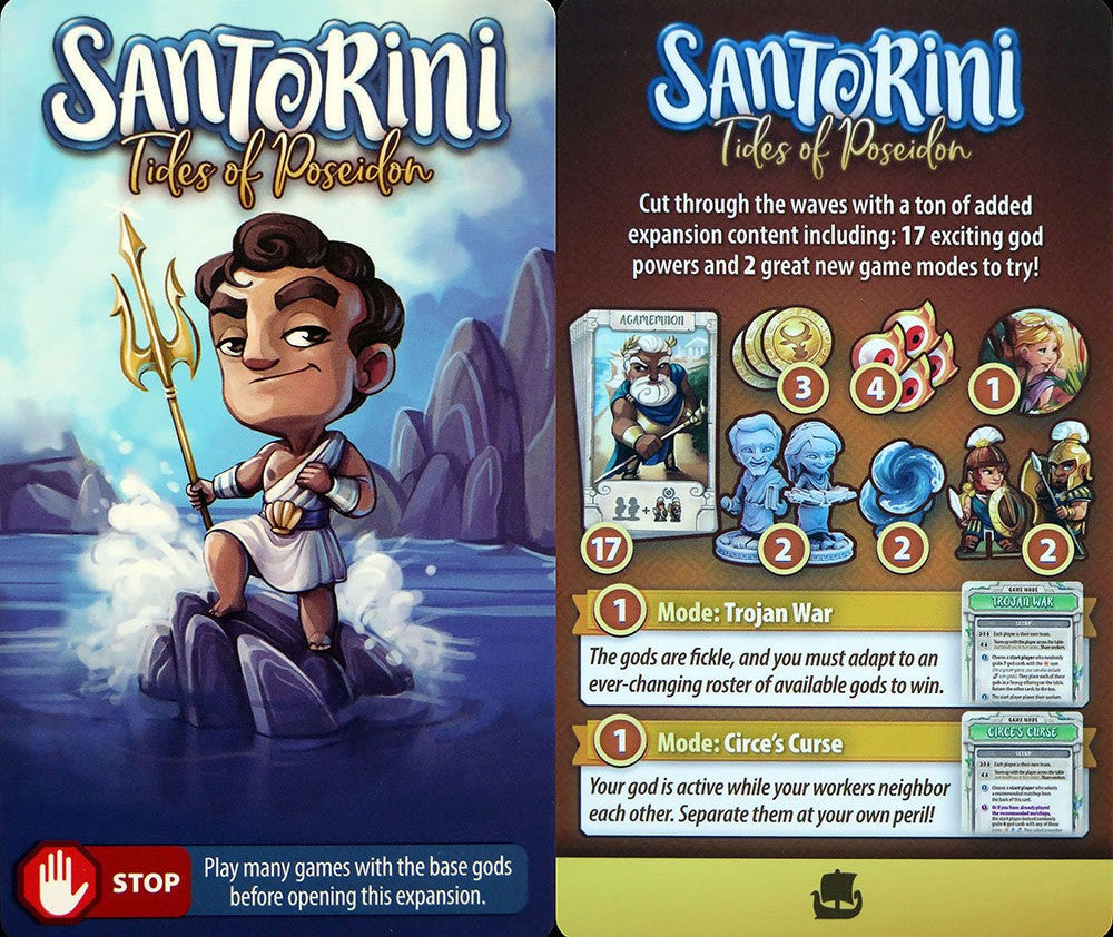 Santorini: God Pack Tides of Poseidon Expansion
