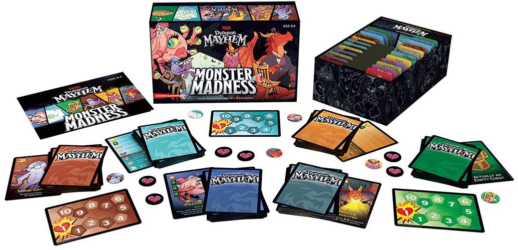 D&D Dungeons & Dragons Dungeon Mayhem Monster Madness Deluxe Expansion Pack