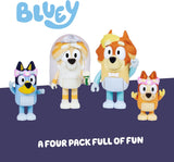 Bluey Figure 4 Pack - Wedding Time