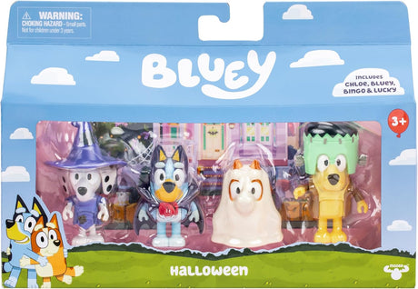 Bluey Figure 4 Pack - Halloween