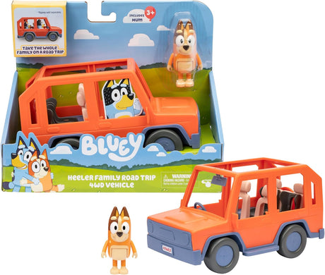 Bluey Heeler Family Road Trip 4WD Vehicle