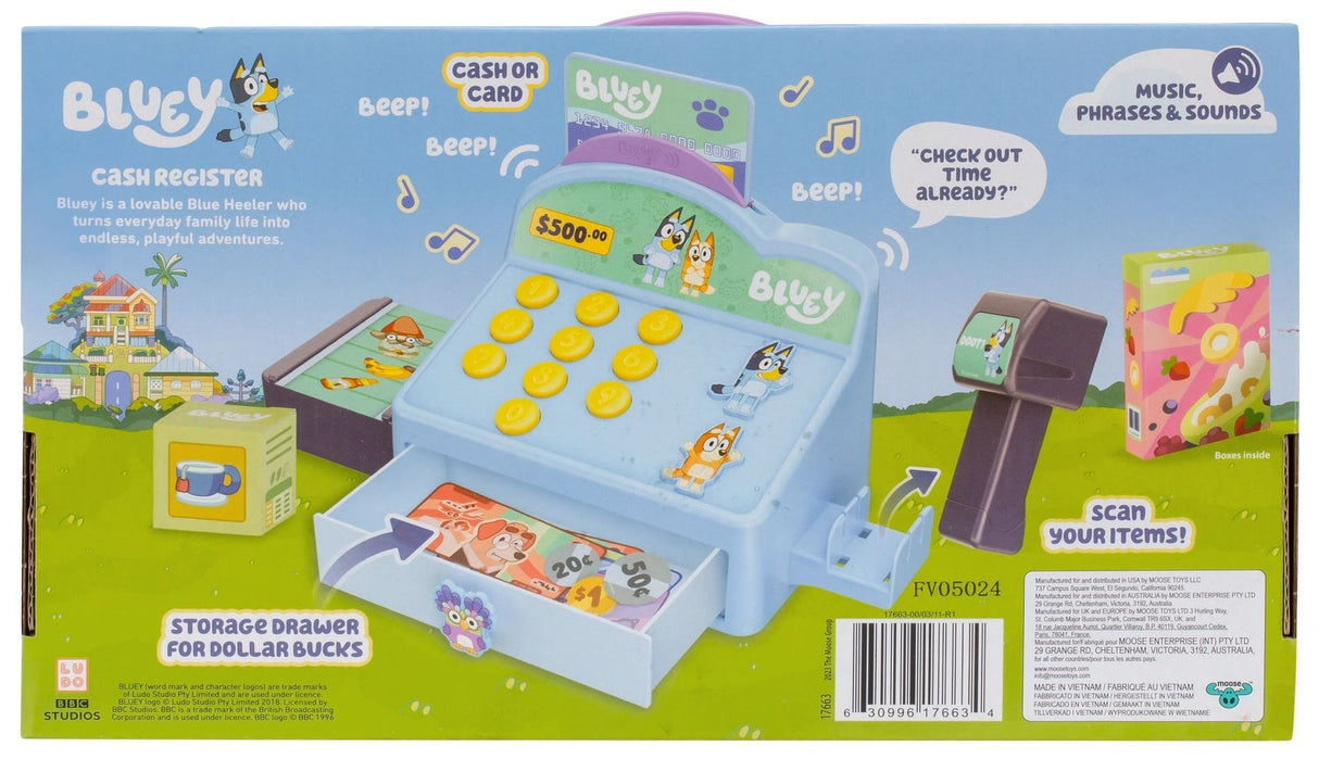 Bluey Role-Play Cash Register Set