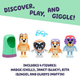 Bluey Figure 4 Pack - Here Come The Grannies