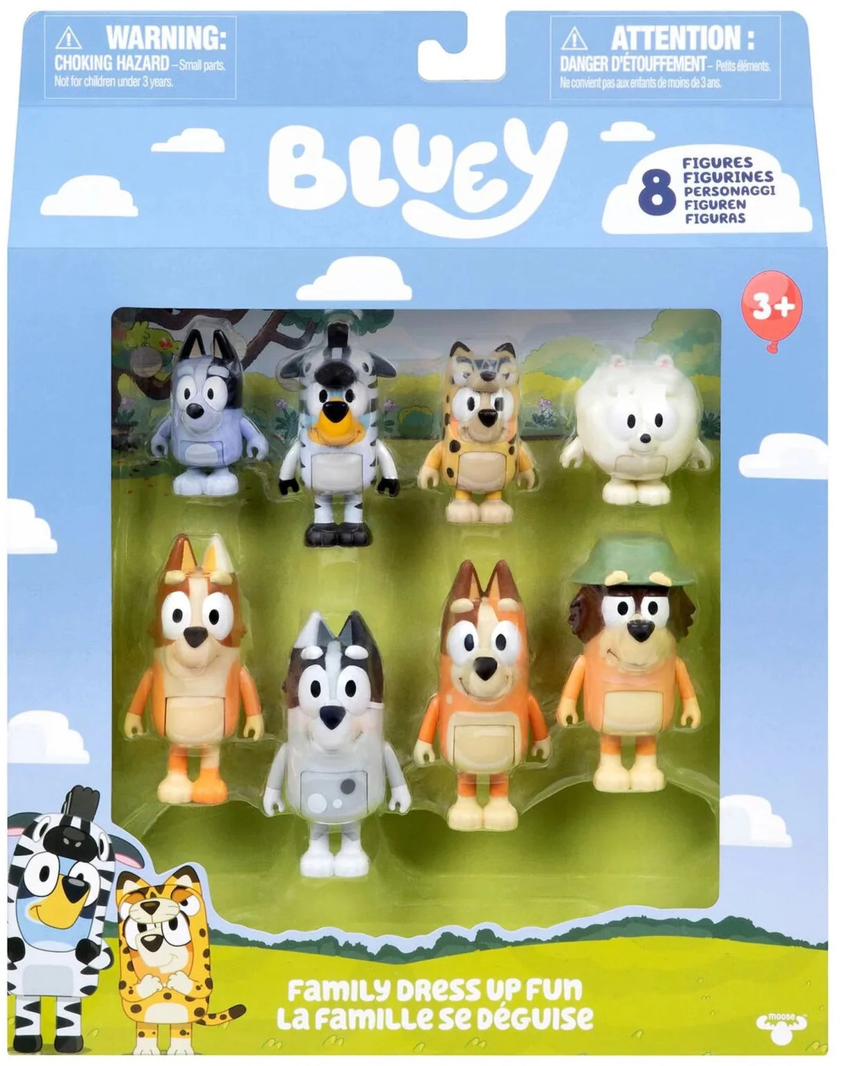 Bluey Family Dress Up Fun - 8 Figure Pack