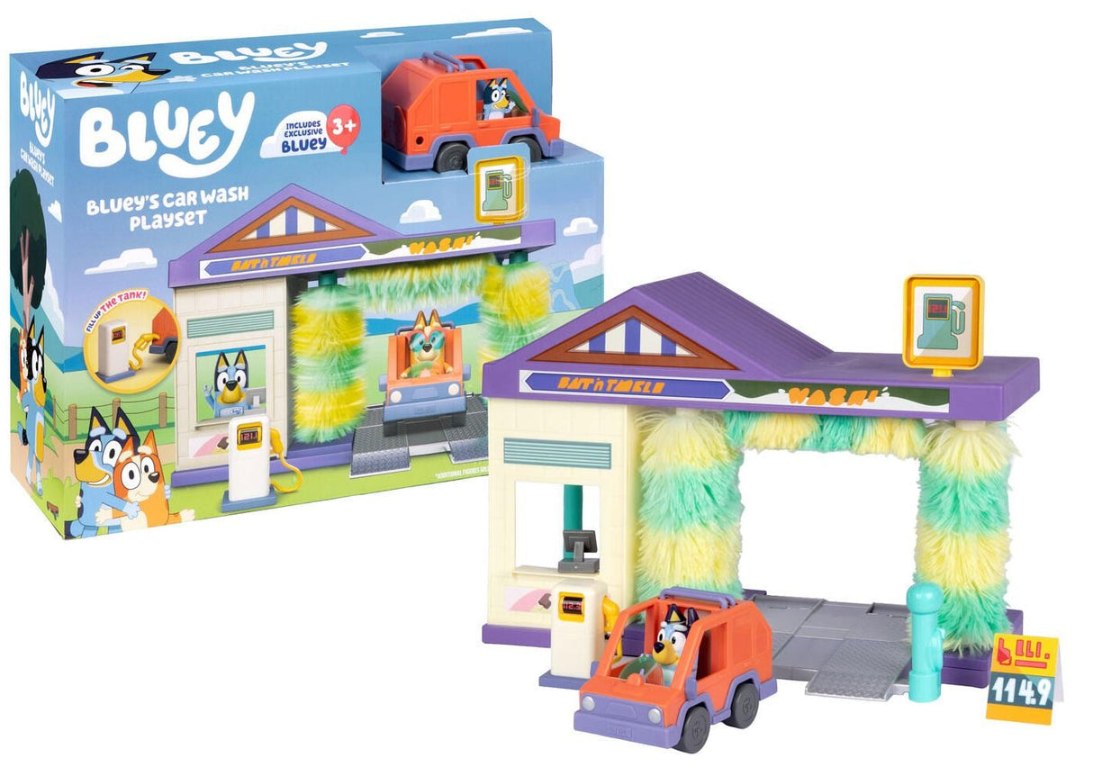 Bluey: Car Wash Playset