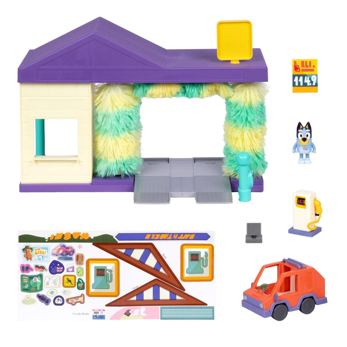 Bluey: Car Wash Playset