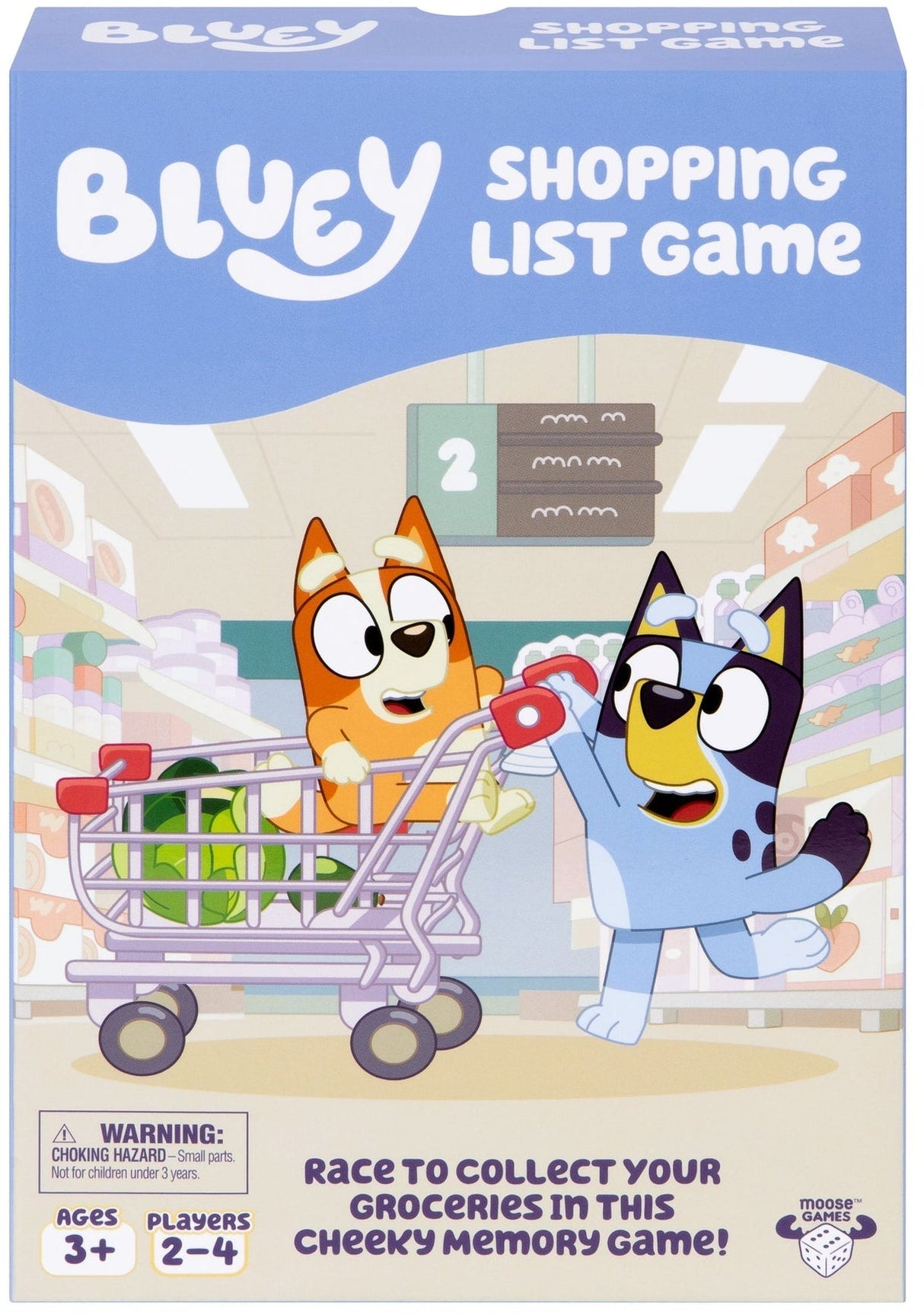 Bluey Shopping List Game