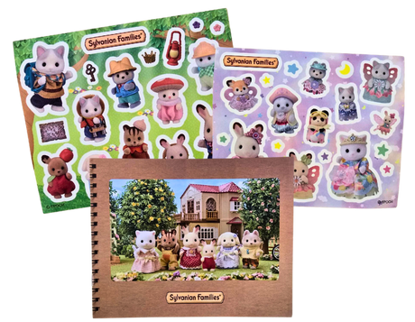 Sylvanian Families Colouring Book and Stickers