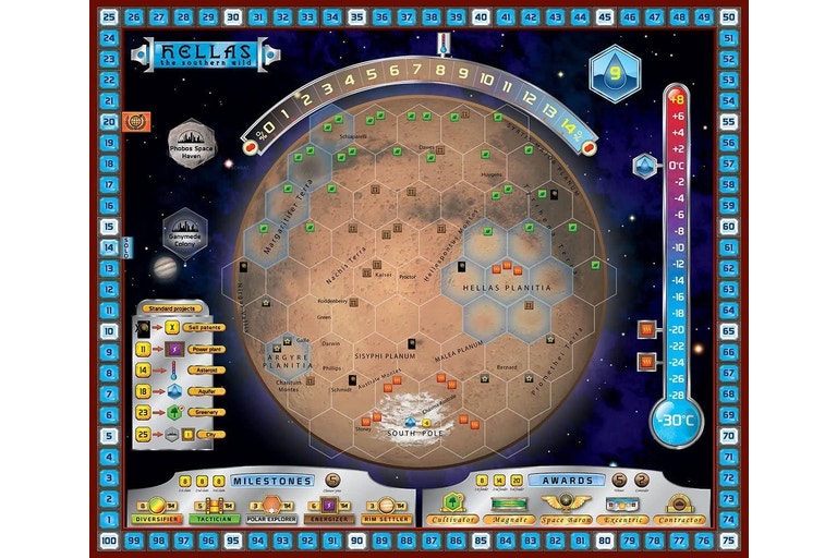Terraforming Mars Hellas & Elysium
