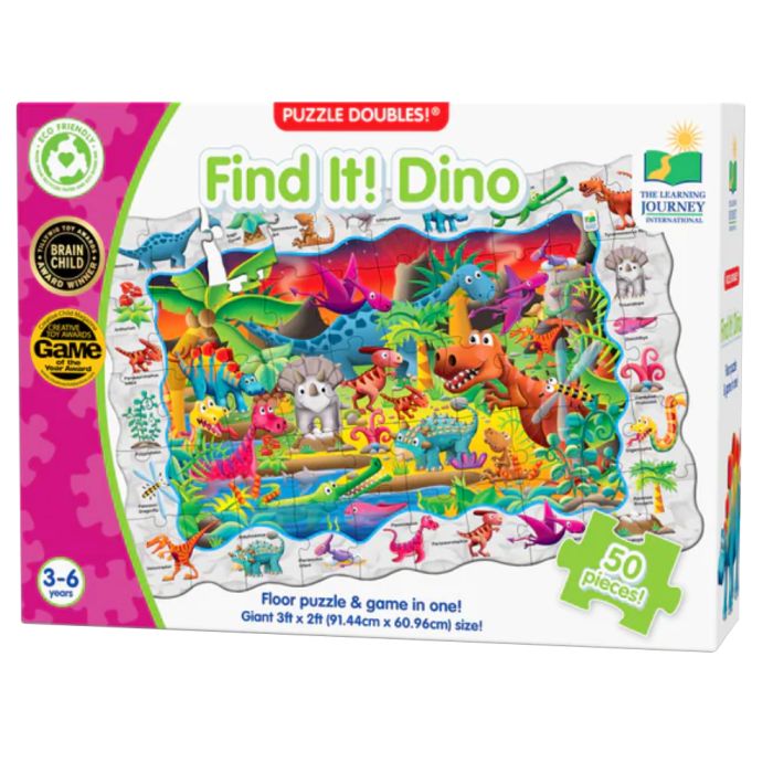 Learning Journey: Puzzles Doubles - Find It! Dinosaurs