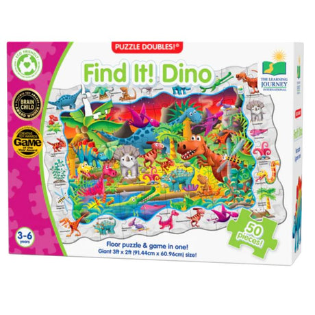 Learning Journey: Puzzles Doubles - Find It! Dinosaurs