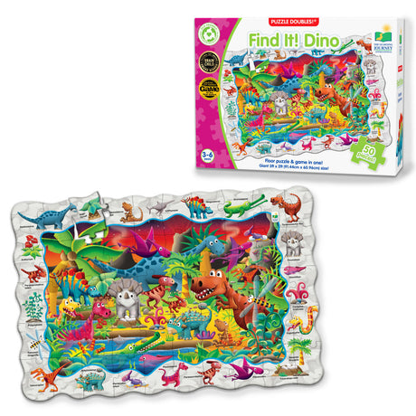 Learning Journey: Puzzles Doubles - Find It! Dinosaurs