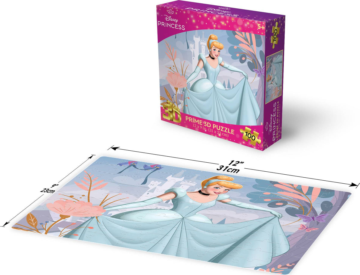 Prime 3D: 100pc 3D Puzzle - Disney Princess - Cinderella