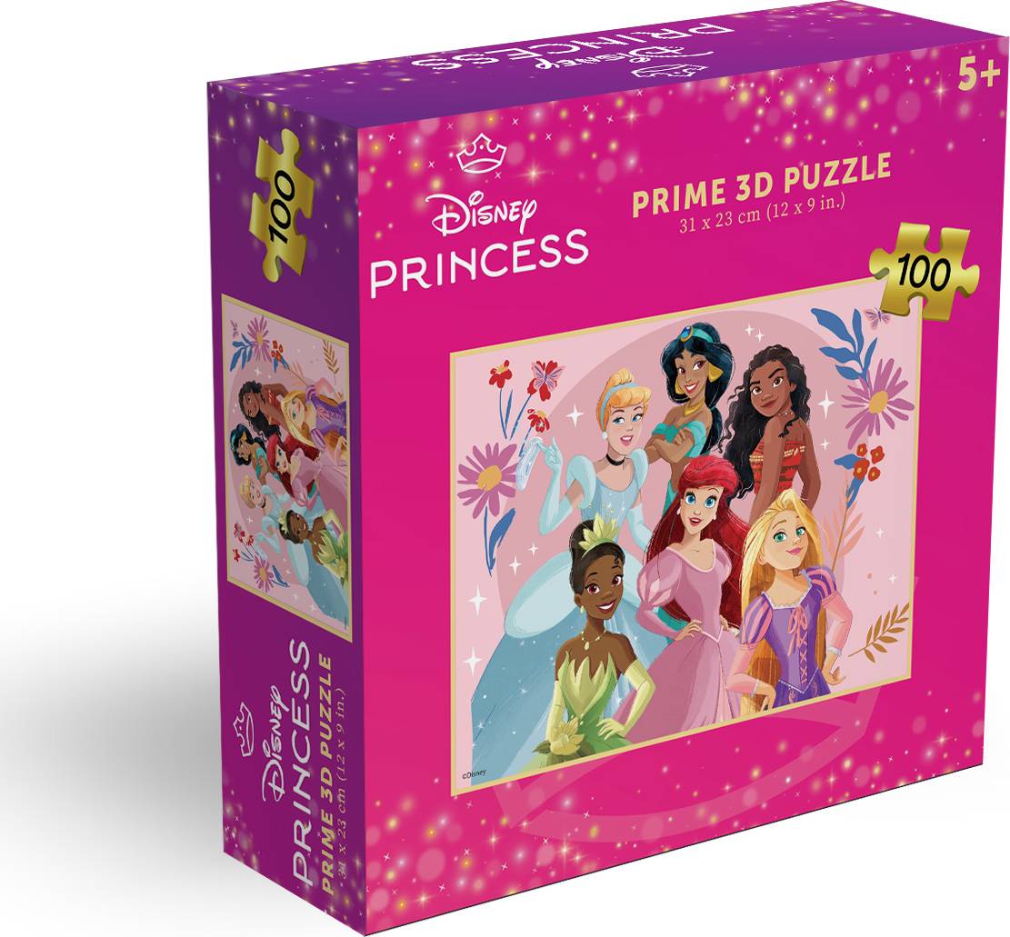 Prime 3D: 100pc 3D Puzzle - Disney Princesses