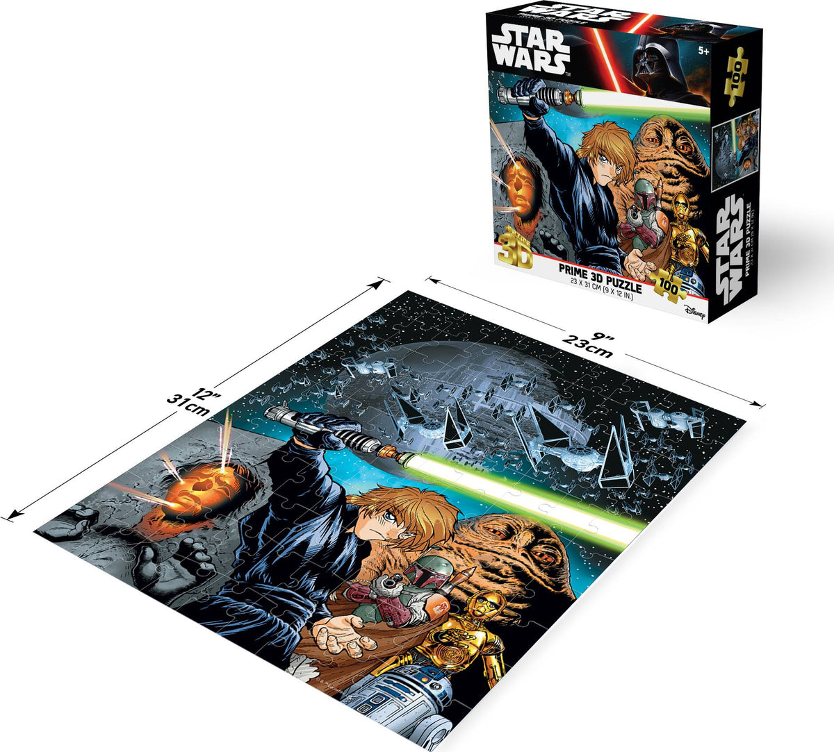 Prime 3D: 100pc 3D Puzzle - George Lucas Star Wars