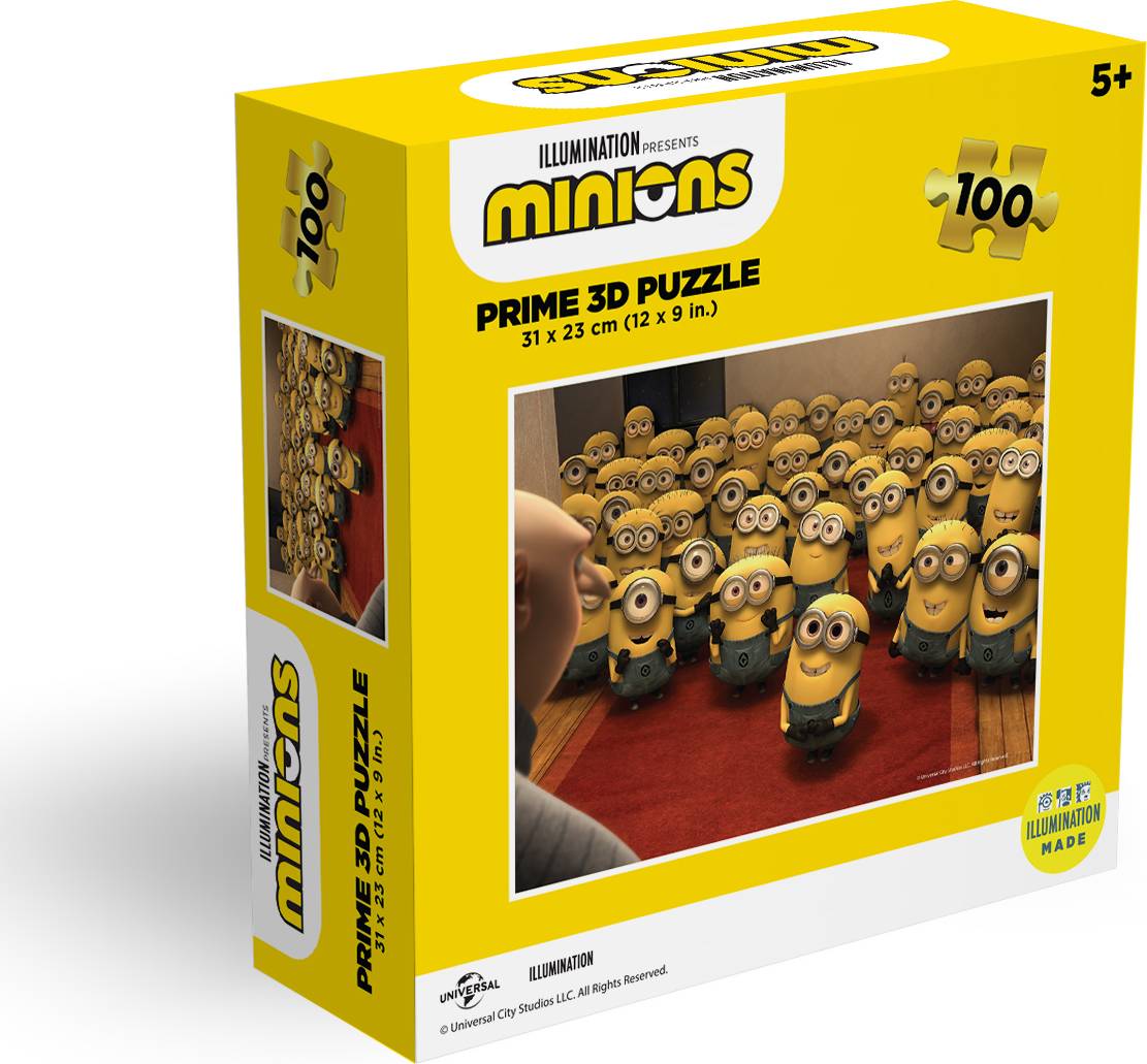 Prime 3D: 100pc 3D Puzzle - Universal Minions - Crowd