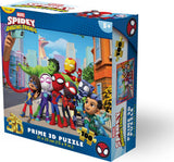 Prime 3D: 100pc 3D Puzzle - Marvel Spidey & Friends