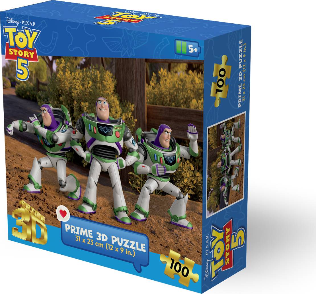 Prime 3D: 100pc 3D Puzzle - Disney Toy Story 5 - Buzz