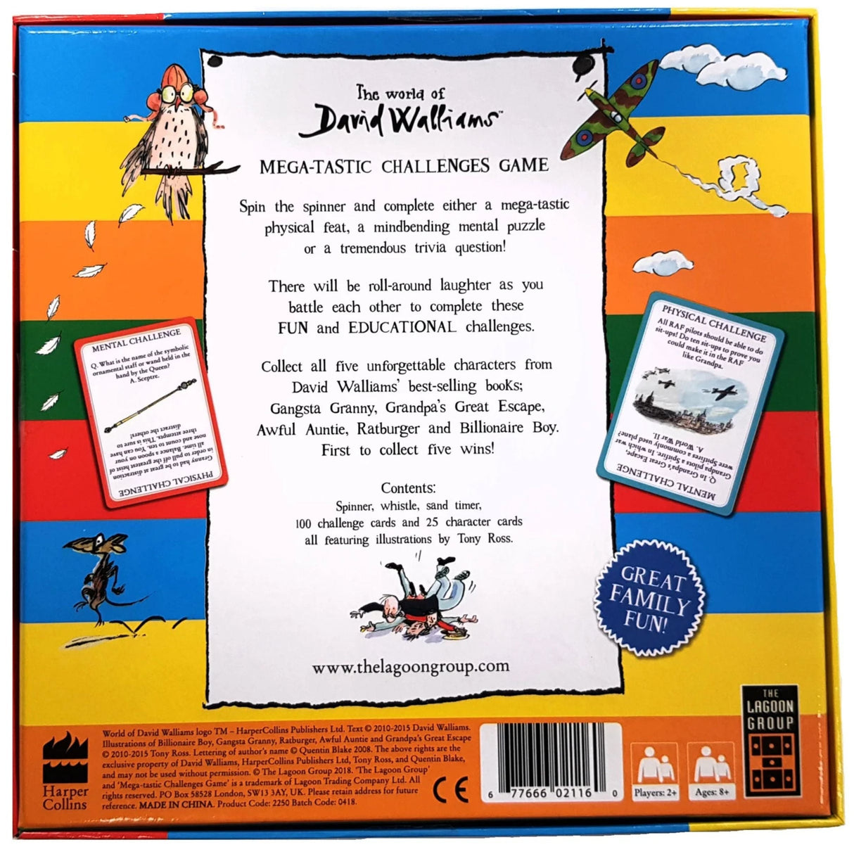 David Walliams Mega-Tastic Challenges Game