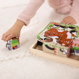 Melissa & Doug: Cube Puzzle: Farm 16 Pieces