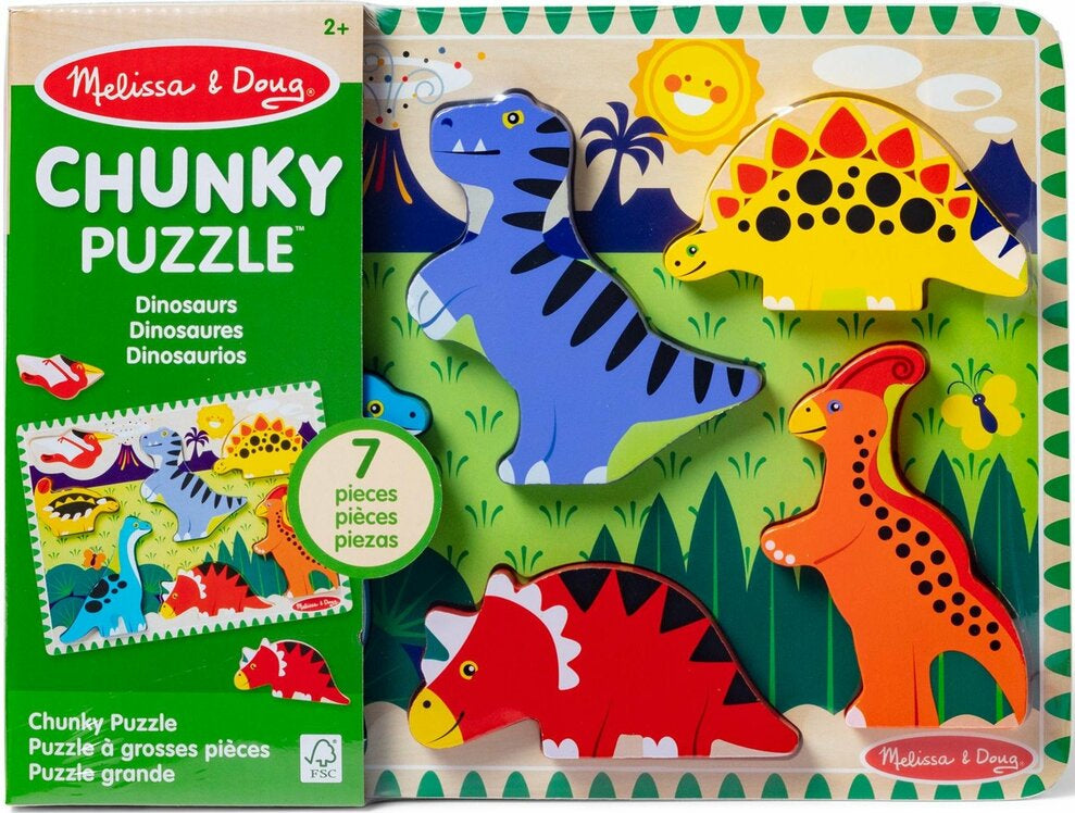 Melissa & Doug - Dinosaurs Chunky Puzzle