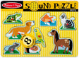 Melissa & Doug: Pets Sound Puzzle 8 Pieces