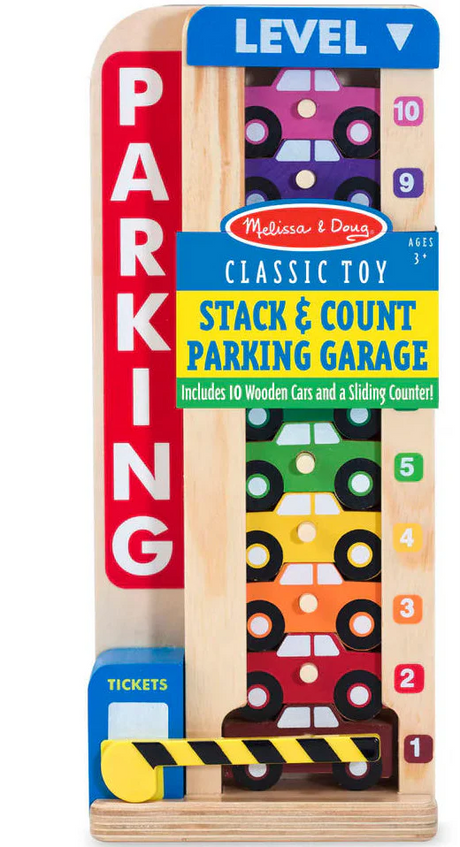 Melissa & Doug: Stack & Count Parking Garage