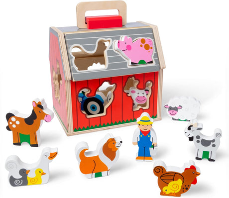 Melissa & Doug: Take Along Sorting Barn