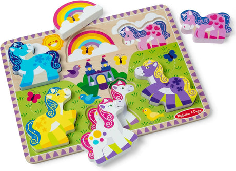 Melissa & Doug - Unicorn Chunky Puzzle