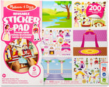 Melissa & Doug: Reusable Sticker Pad - Princess Castle