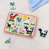 Melissa & Doug: Farm Animals Sound Puzzle 8 Pieces