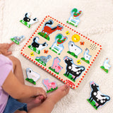Melissa & Doug: Farm Animals Sound Puzzle 8 Pieces