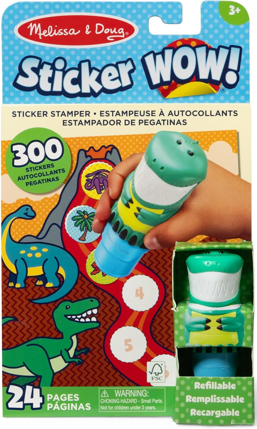 Melissa & Doug: Sticker WOW! Activity Pad: Dinosaur